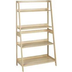 Wenko Bibliothèque À 4 Niveaux En Bois "Edda" Beige L 83 x H 150 x L 43 cm