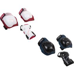 Hudora Set de protectores biomecánicos Comfort rosa