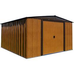 Spacemaker Woodlake Gereedschapsschuur 242x313x185 cm Houtlook Bruin