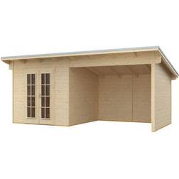 SKAN HOLZ Friggebod Texel 590x310 cm Natur (Byggnadsarea )
