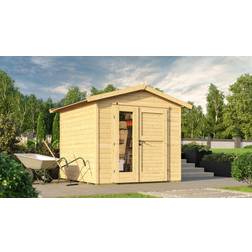 Weka Gartenhaus 224 A 21 mm, Design-Doppeltür (Gebäudefläche )