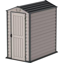 Duramax Capanno Da Giardino In Plastica 4 x 6 Piedi Adobe Grey (Superficie edificio )
