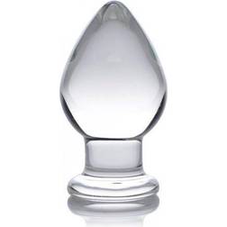Prisms Fused Wide Glass Buttplug