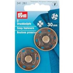 Prym Annaeh-Druckknoepfe MS 30 mm Altmessing