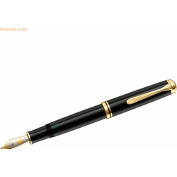 Pelikan Kolbenfüllhalter Souverän M1000 Feder B schwarz