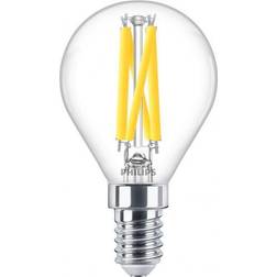 Philips Lighting 871951432459600 LED CEE D (A G) E14 forme de goutte 5.9 W = 60 W blanc chaud Ø x L) 45 mm x 80 mm 1 pc(s)