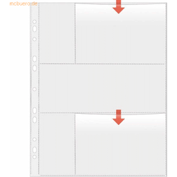 10 x Veloflex Fotohüllen A4 für 10x15quer VE=5 Stück