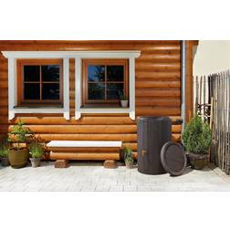 4Rain Garantia Madera Water Butt 220L - Brown