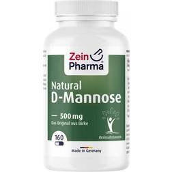 Zein Pharma Naturlig D-Mannose 500mg 160 Kapsler