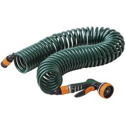 Siena Garden Grøn Spiralhaveslange-sæt 1 stk 10m