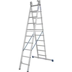 Krause Echelle pliante stabilo 3x10 echelons avec fonction escalier