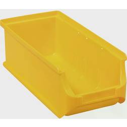 Open fronted storage bin, LxWxH 215 x 100 x 75 mm, pack of 20, yellow