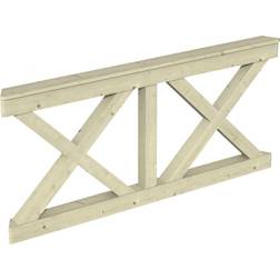 SKAN HOLZ SKANHOLZ Brüstung, BxH: 78,5 x 84 cm, natur, Holz