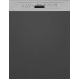 Smeg PL252CSDE silber Einbau-Geschirrspüler integriert