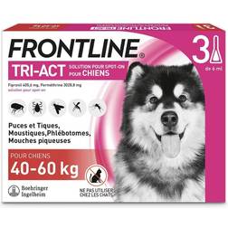 Frontline 3 Pipettes Tri-Act Pour Chien De 40 À 60 kg