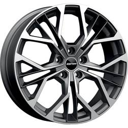 GMP Matisse Matt Anthracite Diamond 7.5x18 5/112 ET50 B57.1