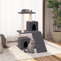 vidaXL Cat Tree with Sisal Scratching Posts 82 cm