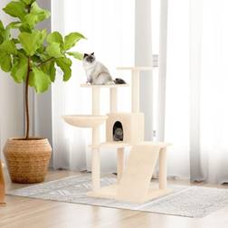vidaXL Cat Tree with Sisal Scratching Posts 94 cm
