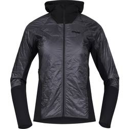 Bergans Cecilie Light Insulated Hybrid Jacket - Solid Dark Gray/Black