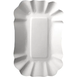 Papstar 11303 Plade Rektangulær Hvid Monokromatisk 250 stk