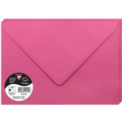 Clairefontaine 5652 C Pack de 20 sobres 16,20 x 22,90 x 0,10 cm, color fucsia 16.20 x 22.90 x 0.10