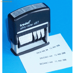 Trodat trodat-leima Printy Dater 4817, päivämäärä SB- markkinoille: D L A CH (51 48171)
