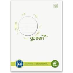 10 Staufen Heftumschläge green weiß Papier DIN A5