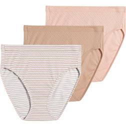 Jockey Elance Breathe French Cut Pack-1541, Beige Beige