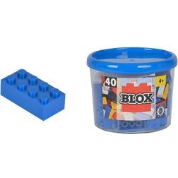 Androni Blox 40 blaue 8er Steine in Dose, Bausteine