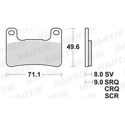 TRW Sinter Street MCB752SV Jarrupalat