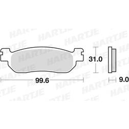 TRW Brake Pad Sinter Scooter 125+