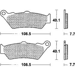 TRW Sinter Street Kit Pastiglie Freno MCB671SV