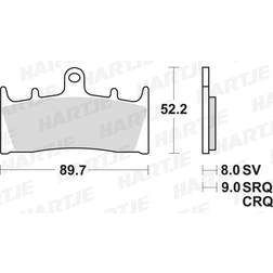 TRW Sinter Street MCB659SV Kit Pastiglie Freno