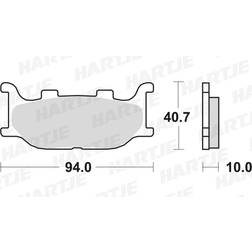 TRW Sinter Street MCB666SV Brake Pad