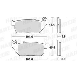 TRW Sinter Street MCB753SV Kit Pastiglie Freno