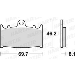 TRW Sinter Carbon Racing MCB602SV Jarrupalat