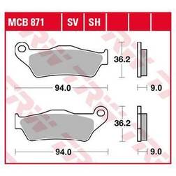 TRW Lucas Bremsbeläge Sintermetall Street MCB871SH