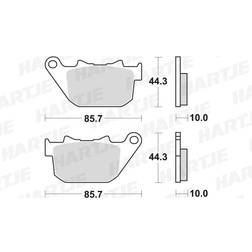 TRW Sinter Street MCB754SH Brake Pad