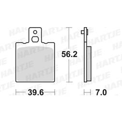 TRW Organic Allround Kit Pastiglie Freno MCB75