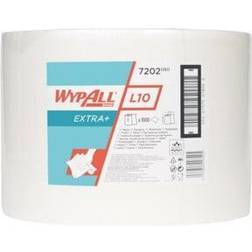 Kimberly-Clark Putztuch WYPALL L10 EXTRA,7202 L.ca.390xB.ca.240mm 1-lagig,perforiert,weiss