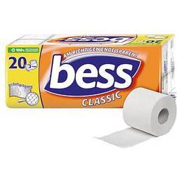 bess Toilettenpapier CLASSIC 3-lagig 20 Rollen