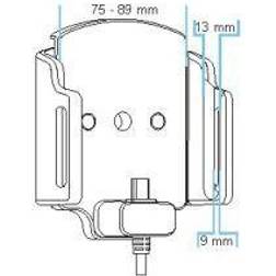 Brodit Aktiv holder til fast installation 527844