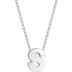 Elli Halsband bokstav initialer trend minimal 925 silver, 450, Sterlingsilver