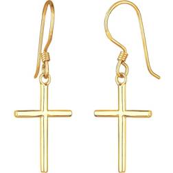 Elli Damörhängen kors 925 sterlingsilver, fasettslipning, Utan