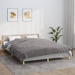 vidaXL 220x230 Weight blanket Grey