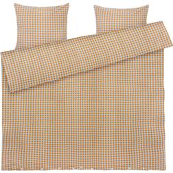 Juna Bæk&Bølge Bed Set 220 x 220 cm Light Blue Duvet Cover Beige, Blue (220x220cm)