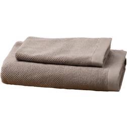 Borganäs Enzo Frottéhandduk, 50x70 Badlakan Brun
