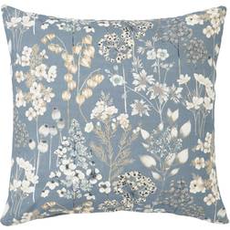 Svanefors blomstänglar Kuddöverdrag Grå, Grön, Blå (45x45cm)