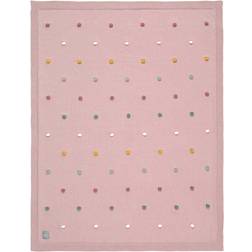 Lässig Babydecke (GOTS) DOTS-DUSKY-PINK