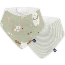 Alvi Triangle Tørklæde 2-pack Baby Forest